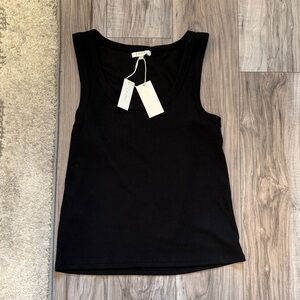 NWT Z Supply Elin Rib Tank in Black